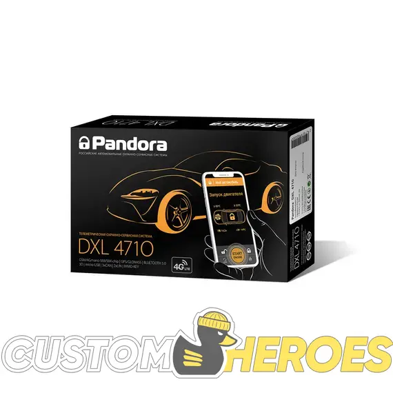 Pandora 4710- 3CAN/2LIN/4G(LTE)/GPS-ГЛОНАСС/Bluetooth 5.0 с сверхэкономичным энергопотреблением